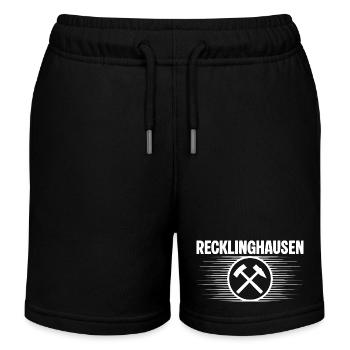 Recklinghausen Glueck auf Bergbau - Kinder Organic Joggingshorts Mini Bolter von Stanley/Stella - Schwarz - Vorne