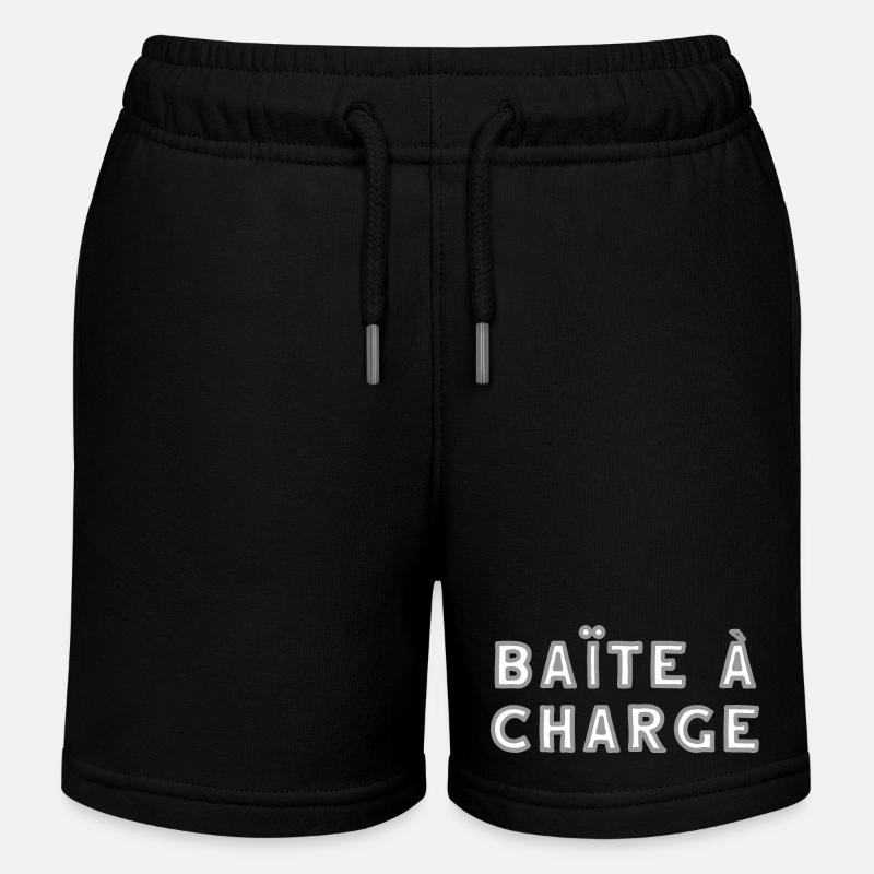vendeen baite a charge - Short de jogging enfant bio Stanley/Stella - noir