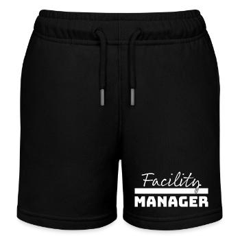 Tshirt Facility Manager weiss - Kinder Organic Joggingshorts Mini Bolter von Stanley/Stella - Schwarz - Vorne