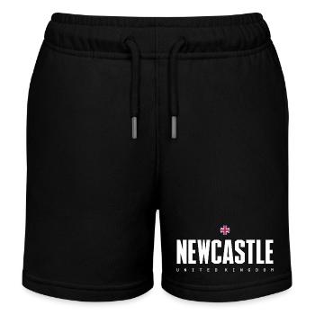Newcastle - Kinder Organic Joggingshorts Mini Bolter von Stanley/Stella - Schwarz - Vorne