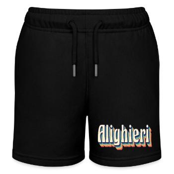 Alighieri Retro Vintage T-Shirt Gift T-Shirt - Kids Organic Sweat Shorts by Stanley/Stella - black - Front