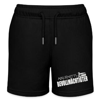ABSCHNITTSBEVOLLMÄCHTIGTER - Kinder Organic Joggingshorts Mini Bolter von Stanley/Stella - Schwarz - Vorne