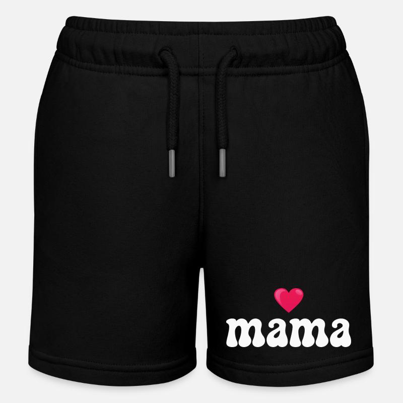 Maman Maman - Short de jogging enfant bio Stanley/Stella - noir