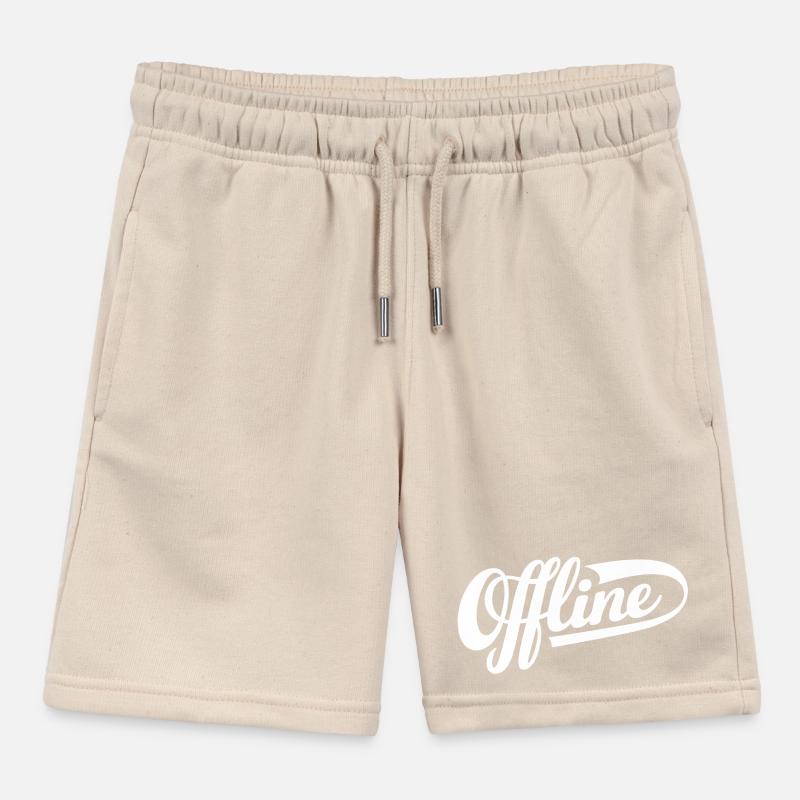 Offline Statement Kids Organic Sweat Shorts by Stanley/Stella