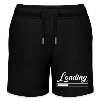 Chargement - Short de jogging enfant bio Stanley/Stella - noir - Devant