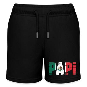 Drapeau Daddy Mexico – Père fier dans le style latino - Short de jogging enfant bio Stanley/Stella - noir - Devant