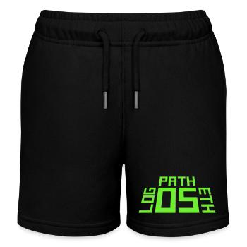 Logos Ethos Pathos Rhetoric Philosophy Student - Kids Organic Sweat Shorts by Stanley/Stella - black - Front