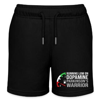 Maladie de Parkinson - Short de jogging enfant bio Stanley/Stella - noir - Devant
