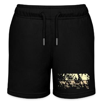 HIntergrund Abstrakt - Kinder Organic Joggingshorts Mini Bolter von Stanley/Stella - Schwarz - Vorne