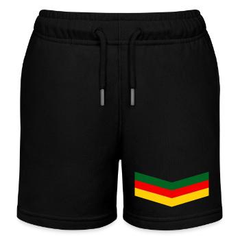 Kurdische Farben - Kinder Organic Joggingshorts Mini Bolter von Stanley/Stella - Schwarz - Vorne