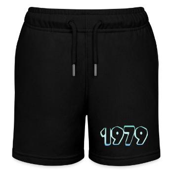 1979 - Kinder Organic Joggingshorts Mini Bolter von Stanley/Stella - Schwarz - Vorne