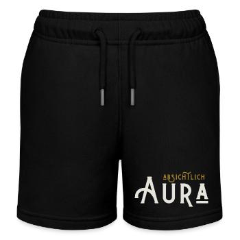 Absichtlich Aura - Kinder Organic Joggingshorts Mini Bolter von Stanley/Stella - Schwarz - Vorne
