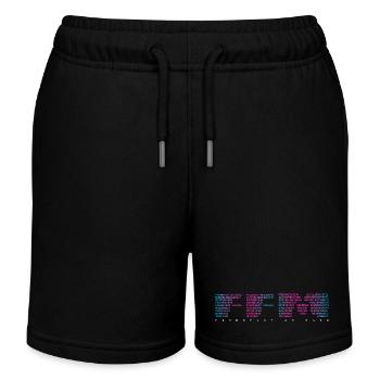 FFM Frankfurt Citys - Kinder Organic Joggingshorts Mini Bolter von Stanley/Stella - Schwarz - Vorne