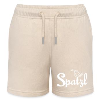 Spatzl – Kosename der Bayern - Kinder Organic Joggingshorts Mini Bolter von Stanley/Stella - Natur - Vorne