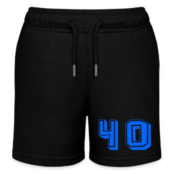 40 JAHRE. 40-jähriges JUBILÄUM. JUBILÄUM 40 JAHRE. 40 - Kinder Organic Joggingshorts Mini Bolter von Stanley/Stella - Schwarz - Vorne