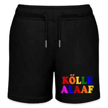 Kölle alaaf - Kinder Organic Joggingshorts Mini Bolter von Stanley/Stella - Schwarz - Vorne
