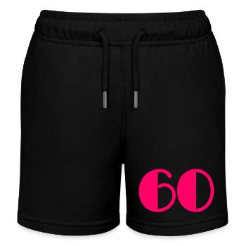 60 JAHRE. 60-JÄHRIGES JUBILÄUM. JUBILÄUM 60 JAHRE - Kinder Organic Joggingshorts Mini Bolter von Stanley/Stella - Schwarz - Vorne