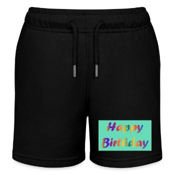 ALLES GUTE ZUM GEBURTSTAG!. ALLES GUTE ZUM GEBURTSTAG!. JAHRESTAG. - Kinder Organic Joggingshorts Mini Bolter von Stanley/Stella - Schwarz - Vorne