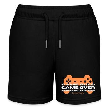 Game Over - Kinder Organic Joggingshorts Mini Bolter von Stanley/Stella - Schwarz - Vorne