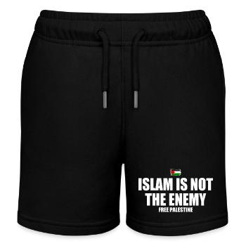 Free palestine Islam is not the enemy - Kinder Organic Joggingshorts Mini Bolter von Stanley/Stella - Schwarz - Vorne