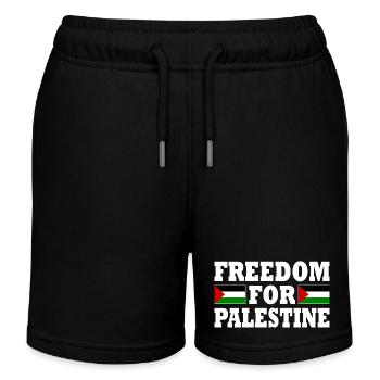 Freedom for palestine - Kids Organic Sweat Shorts by Stanley/Stella - black - Front