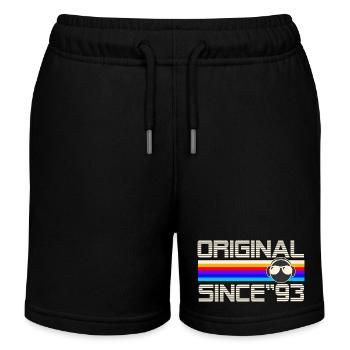Seit 93 - Kinder Organic Joggingshorts Mini Bolter von Stanley/Stella - Schwarz - Vorne