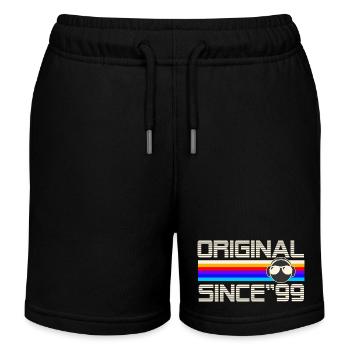 Since 99 - Short de jogging enfant bio Stanley/Stella - noir - Devant