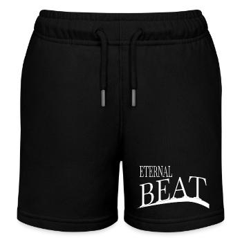 blague, mélodie, éternel, durable, transcendant, dictons - Short de jogging enfant bio Stanley/Stella - noir - Devant