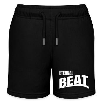 rythme naturel idée présente rythme de la vie - Short de jogging enfant bio Stanley/Stella - noir - Devant
