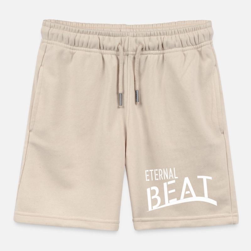 drôle créatif rythme déclaration heureux Short de jogging enfant bio Stanley/Stella