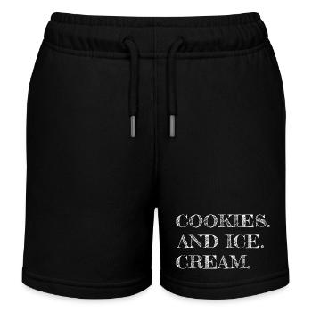 Recettes de biscuits Friandises glacées Pâtisserie des Fêtes - Short de jogging enfant bio Stanley/Stella - noir - Devant