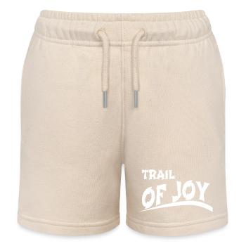 blagues d’anniversaire vélo de descente état béat - Short de jogging enfant bio Stanley/Stella - écru doux - Devant