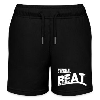Finding Rhythm Timeless Style Funny - Kids Organic Sweat Shorts by Stanley/Stella - black - Front
