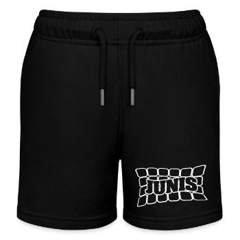 June - Kids Organic Sweat Shorts by Stanley/Stella - black - Front