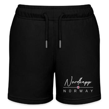 Norvège - Nordkapp - Norvège - Norvège - Short de jogging enfant bio Stanley/Stella - noir - Devant