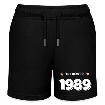 Best of 1989 - Short de jogging enfant bio Stanley/Stella - noir - Devant