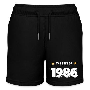Best of 1986 - Short de jogging enfant bio Stanley/Stella - noir - Devant