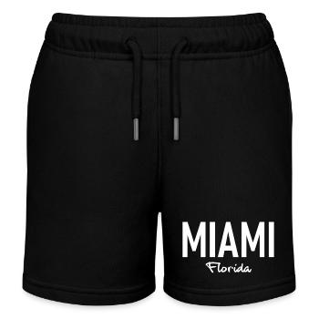 Miami - Floride - États-Unis - États-Unis d’Amérique - Short de jogging enfant bio Stanley/Stella - noir - Devant