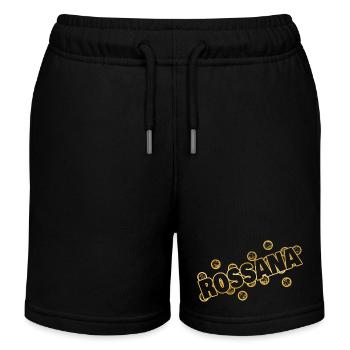 Name Rossana - Kinder Organic Joggingshorts Mini Bolter von Stanley/Stella - Schwarz - Vorne