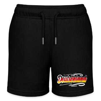 Deutschland - Kinder Organic Joggingshorts Mini Bolter von Stanley/Stella - Schwarz - Vorne
