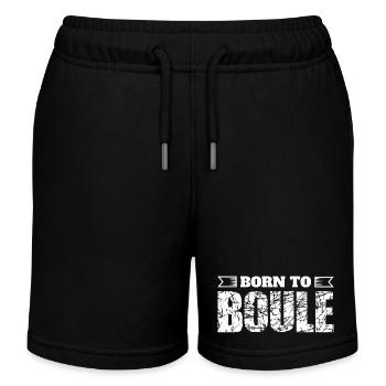 Né à Boule! Boule balls pour boules pour boules - Short de jogging enfant bio Stanley/Stella - noir - Devant