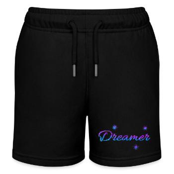 Rêveur - Short de jogging enfant bio Stanley/Stella - noir - Devant