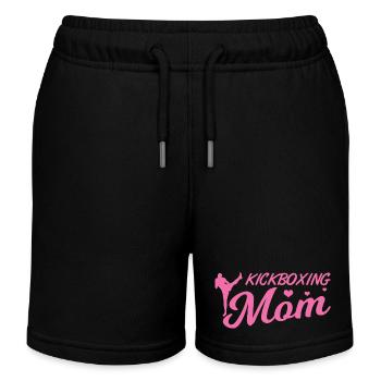 Kickboxing Mom - Kinder Organic Joggingshorts Mini Bolter von Stanley/Stella - Schwarz - Vorne