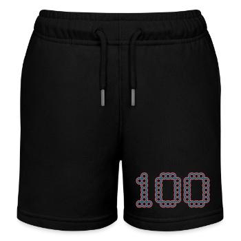 100. 100 ANS. 100e ANNIVERSAIRE. ANNIVERSAIRE 100 - Short de jogging enfant bio Stanley/Stella - noir - Devant