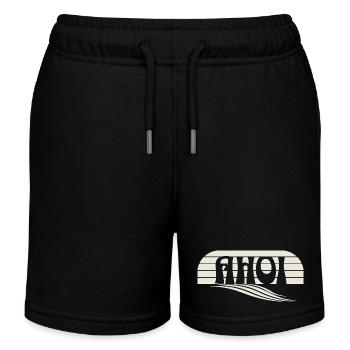 Ahoy - Kids Organic Sweat Shorts by Stanley/Stella - black - Front