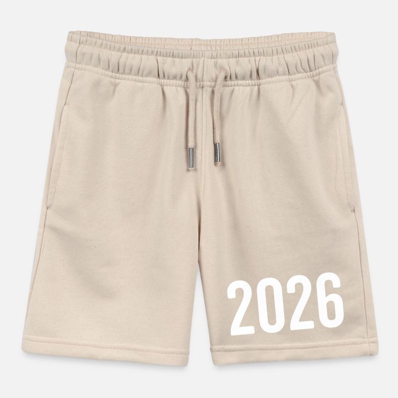 Chiffre de l’année 2026 Short de jogging enfant bio Stanley/Stella