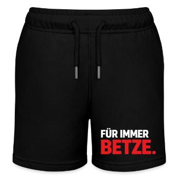 Für immer Betze – Kaiserslautern Statement Shirt - Kinder Organic Joggingshorts Mini Bolter von Stanley/Stella - Schwarz - Vorne