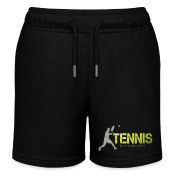 Tennis Best Game Ever Vintage Design für Trainer - Kinder Organic Joggingshorts Mini Bolter von Stanley/Stella - Schwarz - Vorne