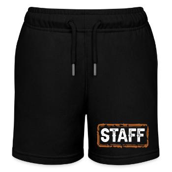 staff - Kinder Organic Joggingshorts Mini Bolter von Stanley/Stella - Schwarz - Vorne