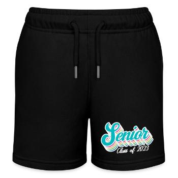 Senior Class Of 2023 Retro Graduation Party Geschenk - Kinder Organic Joggingshorts Mini Bolter von Stanley/Stella - Schwarz - Vorne